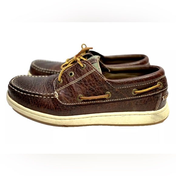 L.L. Bean | Shoes | Mens Ll Bean Casual Boat Shoes Brown Leather